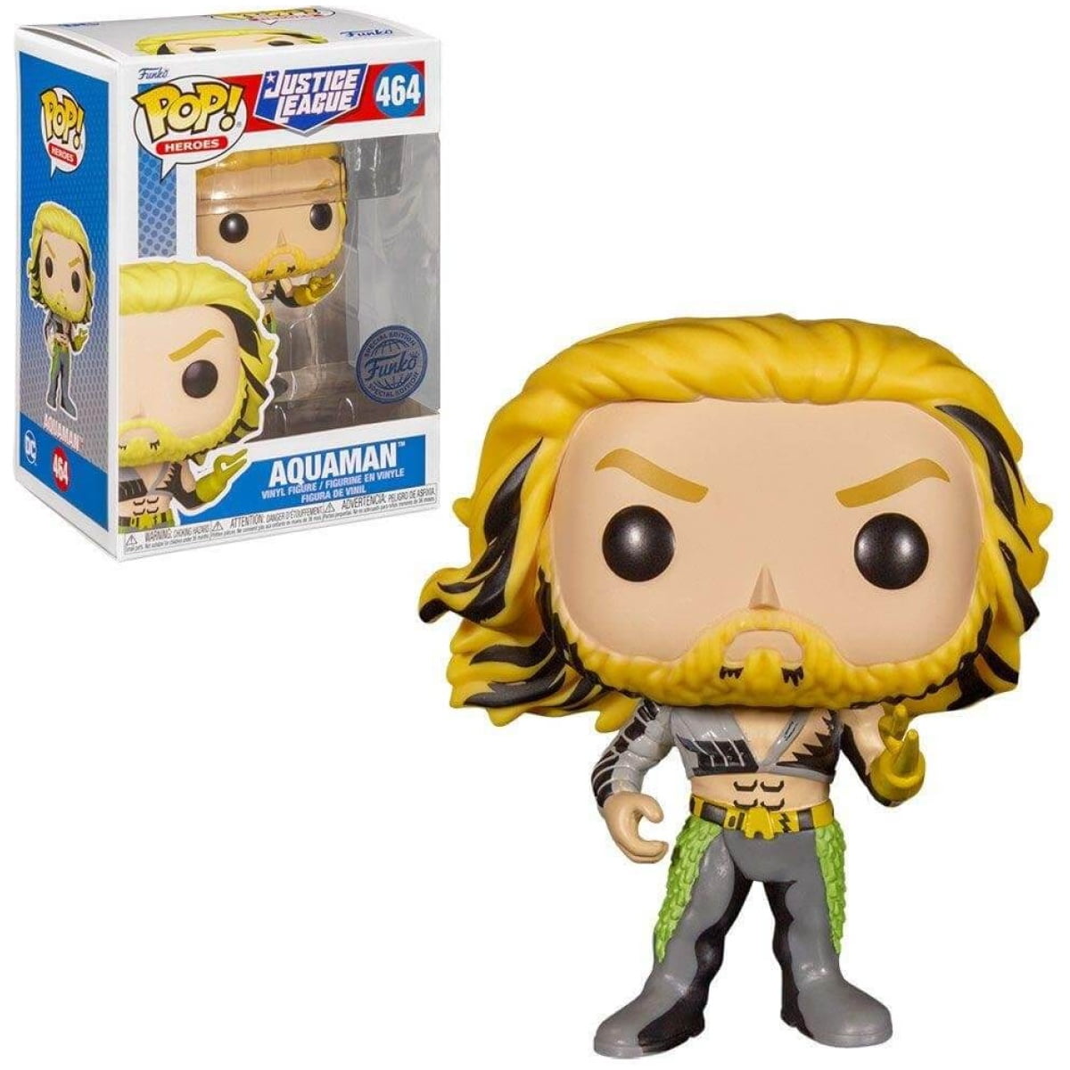 Funko POP DC Heroes Justice League - Aquaman #464 special edition - Image 1