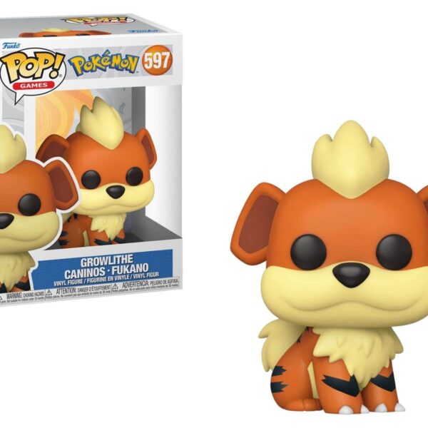    figoura funko pop pokemon growlithe  x