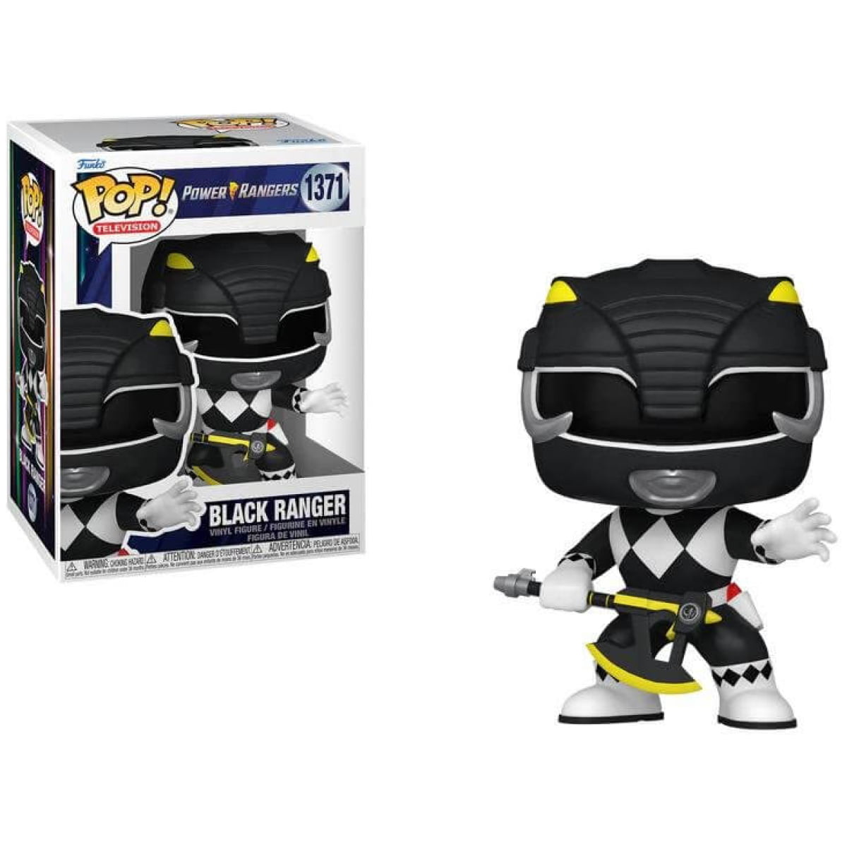 Funko POP Power Rangers - Black Ranger #1371 - Image 1