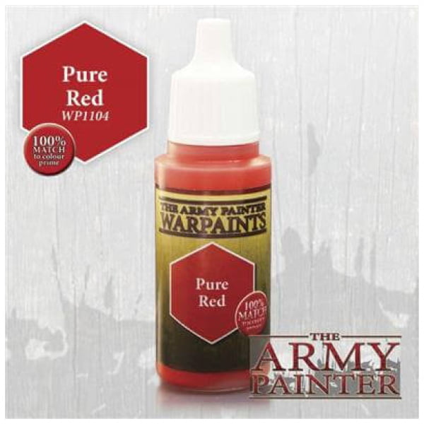 THE ARMY PAINTER - WARPAINTS PURE RED color (18ml)