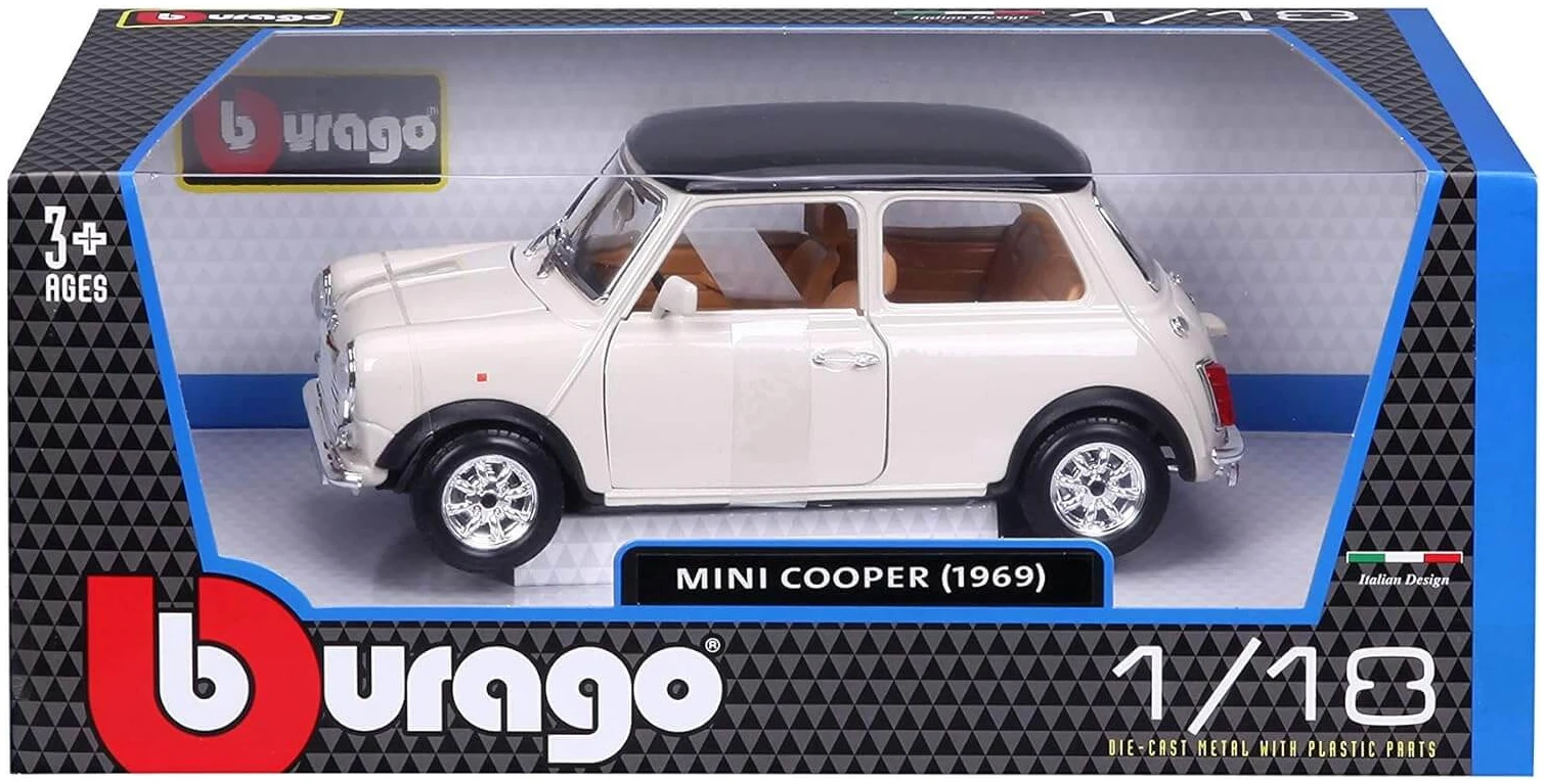 81acq7+vbuL._AC_SL1500_ MINI COOPER 1969 bburago 1/18 - Image 1