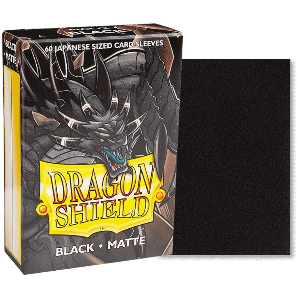 dragon shield japanese matte black  x