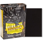 DRAGON SHIELD SMALL SLEEVES - JAPANESE MATTE BLACK (60 SLEEVES)