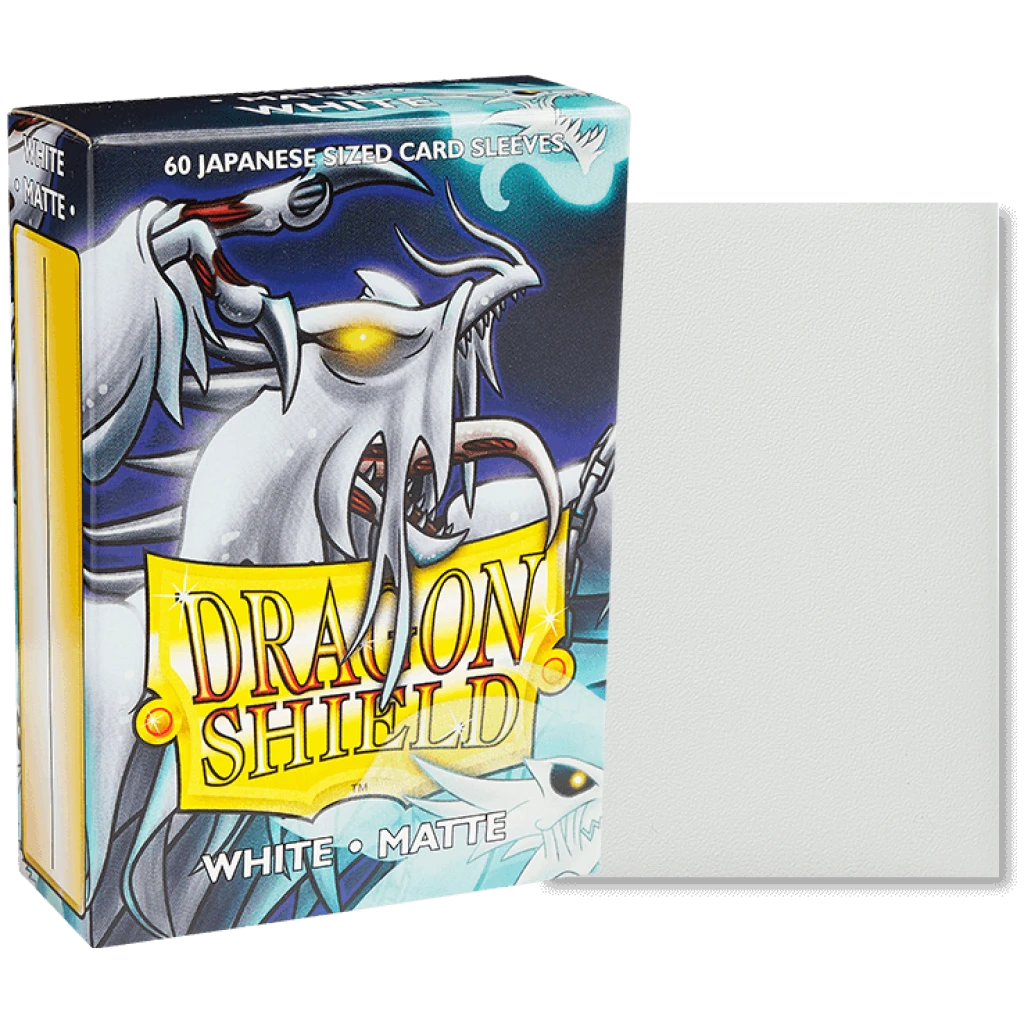 dragon shield japanese matte white x