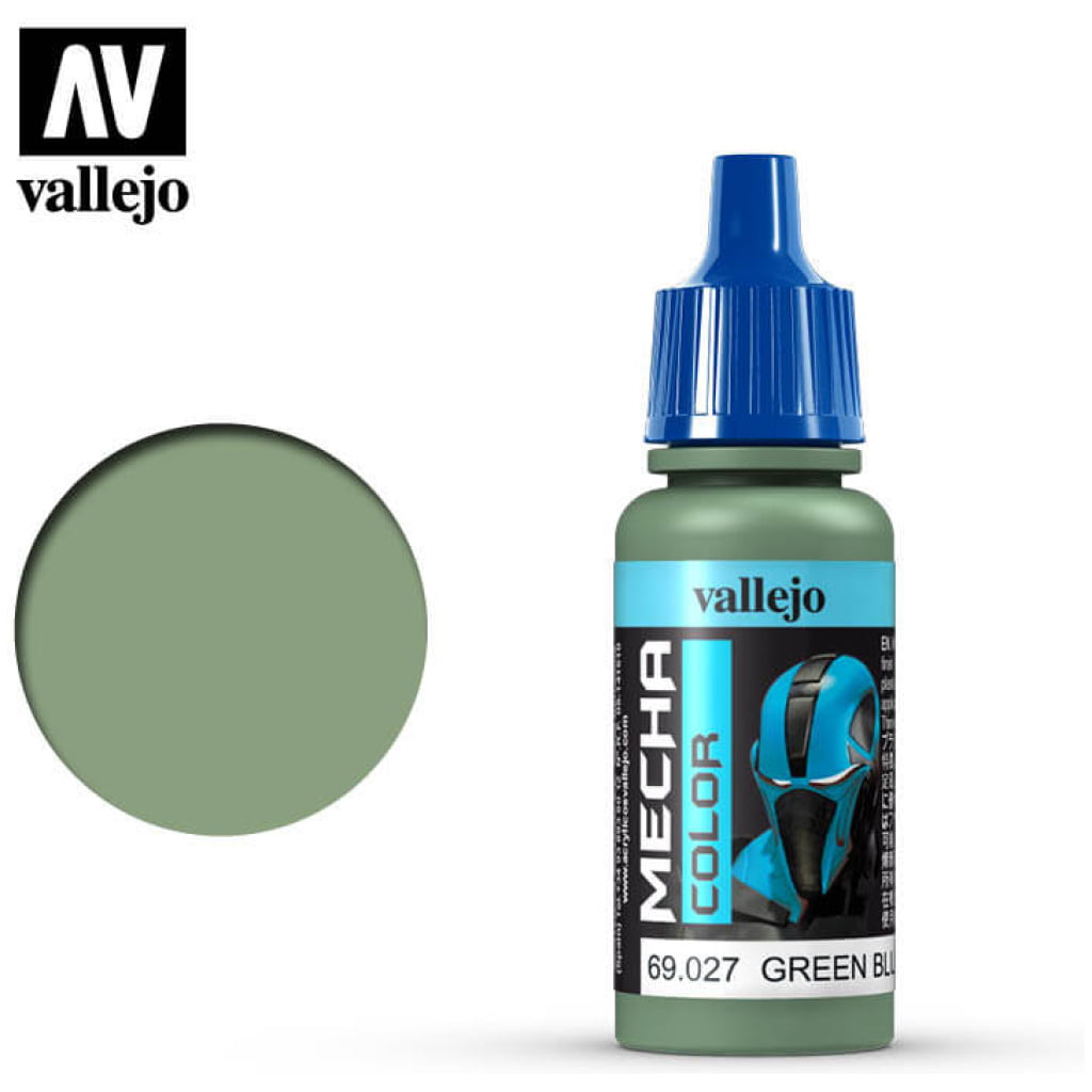 mecha color vallejo green blue  x