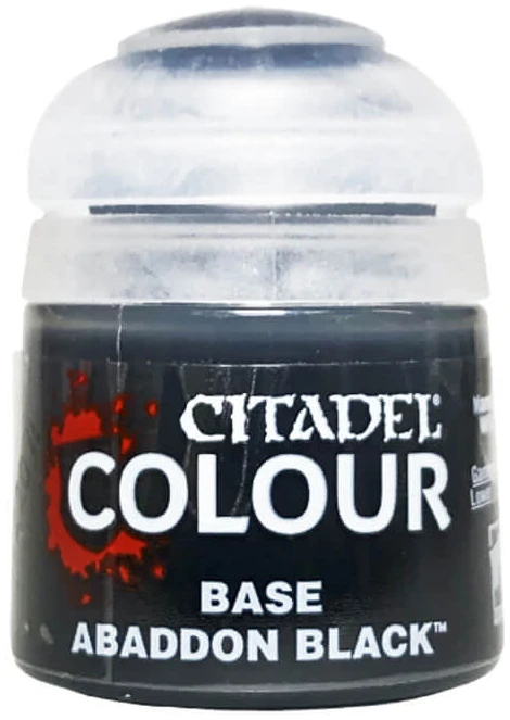 1 Citadel Base - Abaddon Black 12ml - Image 1