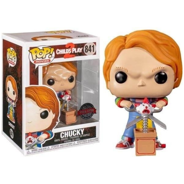    figoura funko pop childs play  chucky with buddy scissors  exclusive x