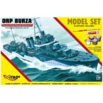 ORP 'BURZA' wz.44 Polish destroyer II WS model set 1:400