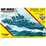 ORP 'BURZA' wz.44 Polish destroyer II WS model set 1:400