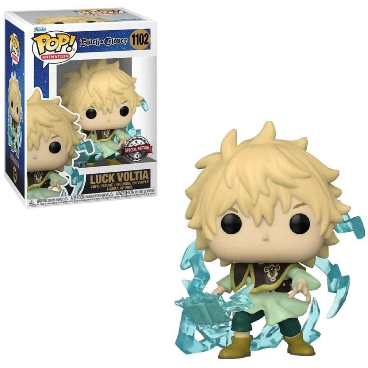 Funko POP Black Clover - Luck Voltia #1102 special edition - Image 1