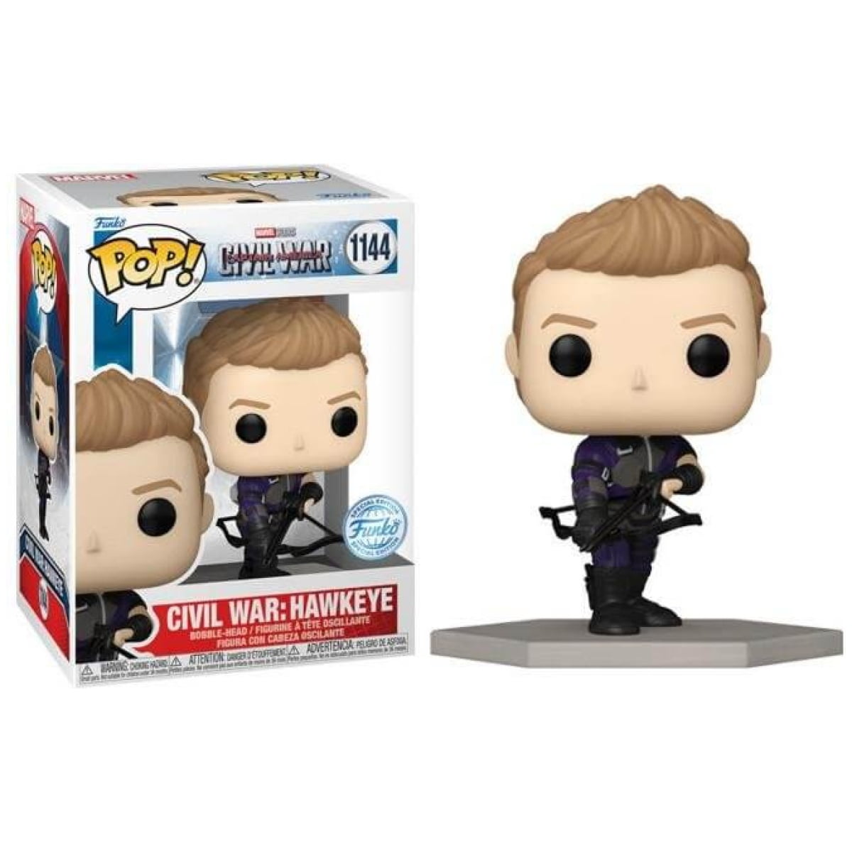 Funko POP Marvel - Civil War Hawkeye #1144 special edition - Image 1
