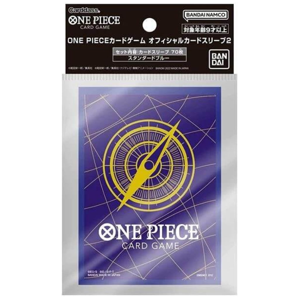    bandai card sleeves ct one piece card game card back blue x