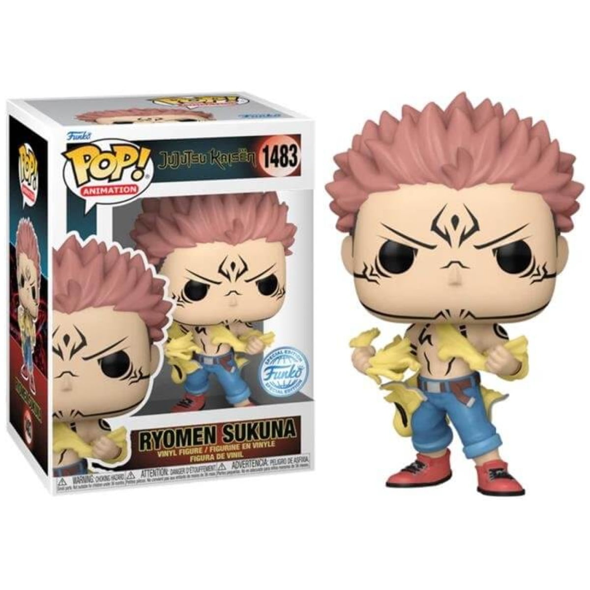 Funko POP Jujutsu Kaisen - Ryomen Sukuna #1483 special edition - Image 1