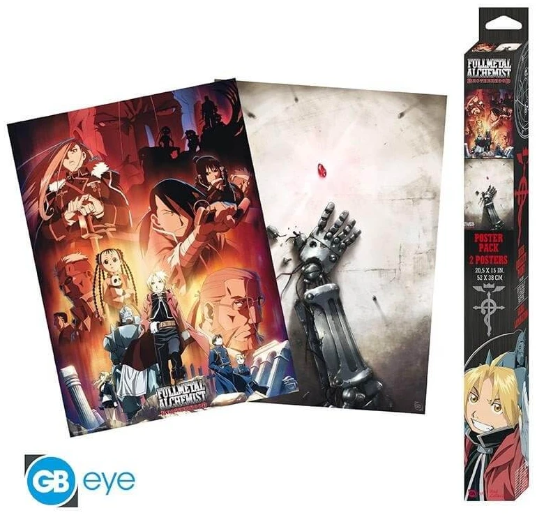 250648-0-0000-fullmetal-alchemist-key-art-2-pack-authentikes-afises-52x38cm Fullmetal Alchemist - Key Art 2-Pack Posters (52x38cm) - Image 1