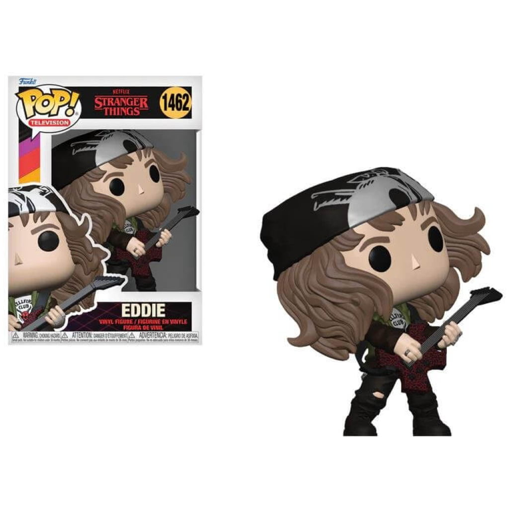    figoura funko pop stranger things hunter eddie with guitar  x