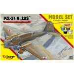 PZL-37A "ŁOŚ" Polski Samolot Bombowy model set 1:72