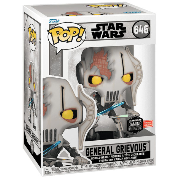 Funko POP Star Wars Battlefront II - Grievous (Damaged) #646 gamestop exclusive