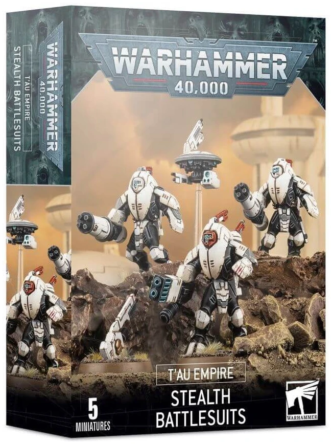 99120113081_TAUStealthBattlesuitsStock Warhammer 40000 - Tau Empire: XV25 Stealth Battlesuits - Image 1