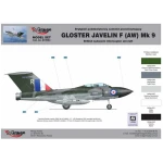 GLOSTER JAVELIN F AW Mk 9 British Subsonic Interceptor Aircraft model set 1:72 - Image 2
