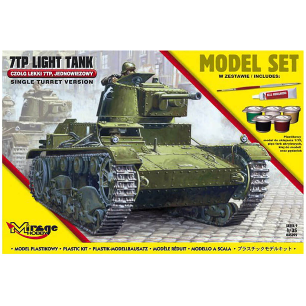 Mirage Hobby TP Light Tank Model Set  x