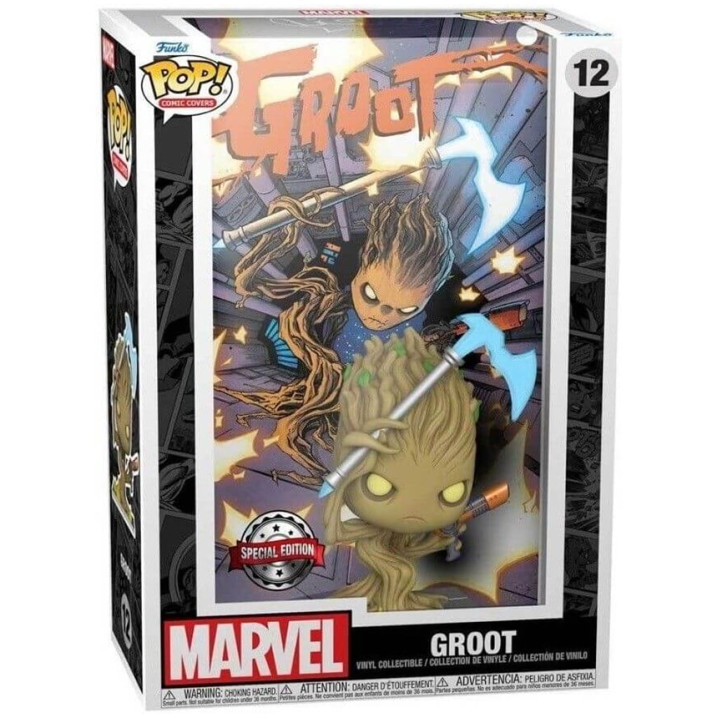 figoura funko pop comic covers guardians of the galaxy groot special edition   x