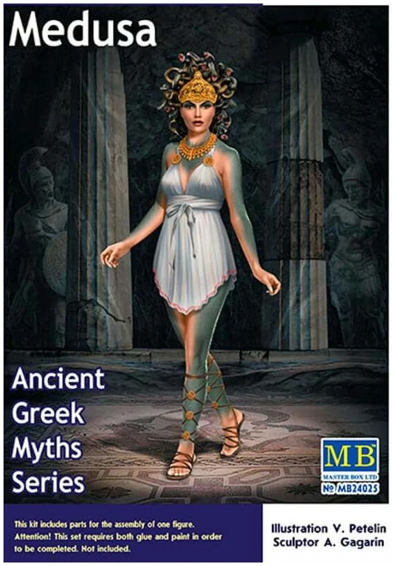 mbmedusa01 Ancient Greek Myths Series master box - Medusa 1:24 - Image 1