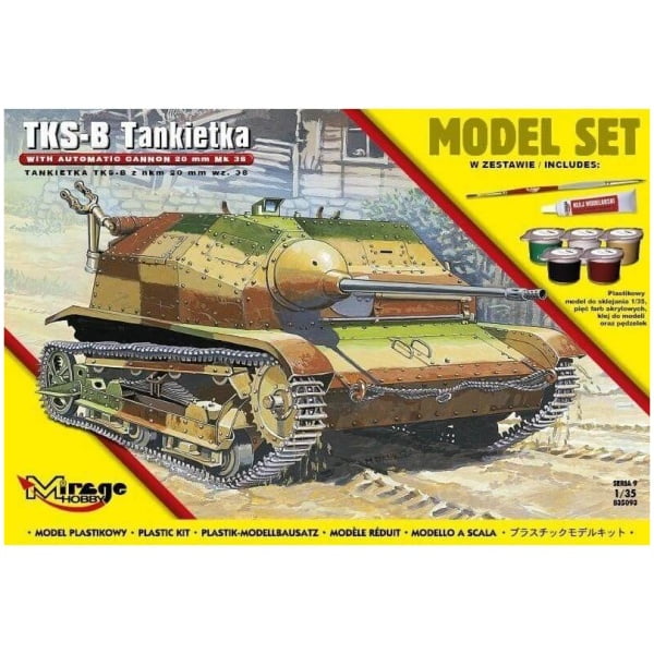 mirage tks b polish tankette with nkm  mm wz  x