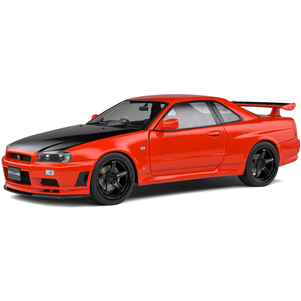 Nissan Skyline (R34) GT-R Active Red 1999 Solido 1/18 - Image 1