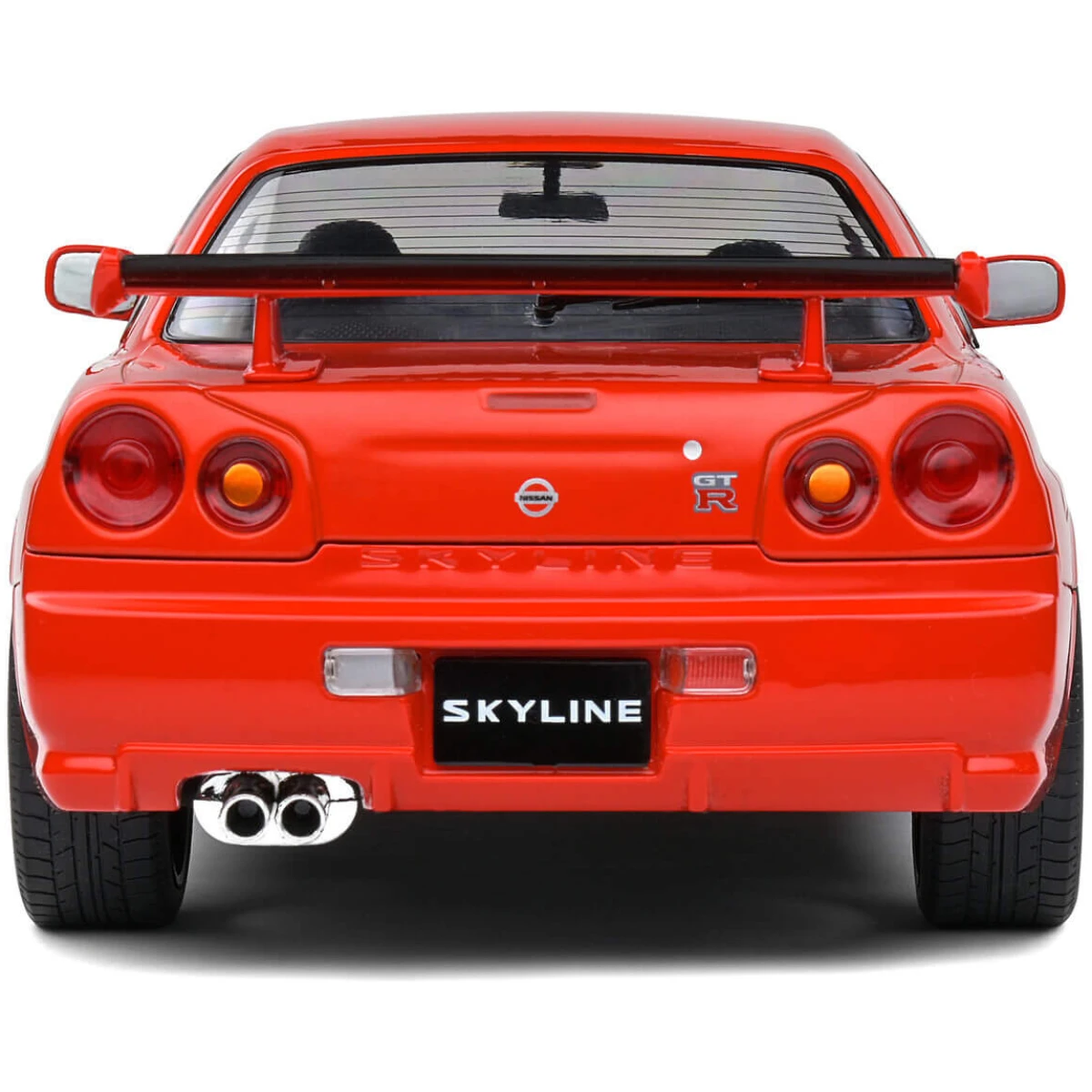 Nissan Skyline (R34) GT-R Active Red 1999 Solido 1/18 - Image 3