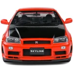 Nissan Skyline (R34) GT-R Active Red 1999 Solido 1/18 - Image 2