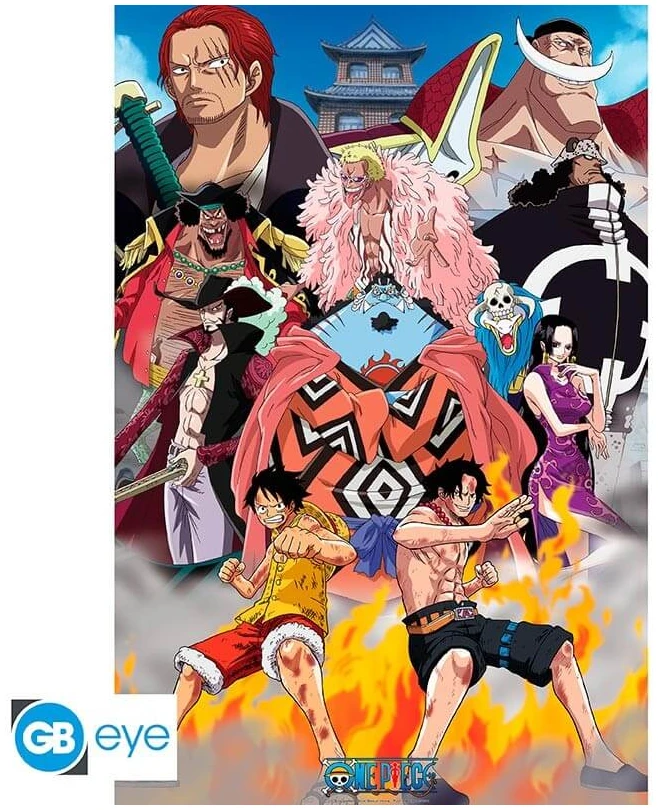 one-piece-poster-maxi-915x61-marine-ford One Piece - Marine Ford Poster (92x61cm) - Image 1