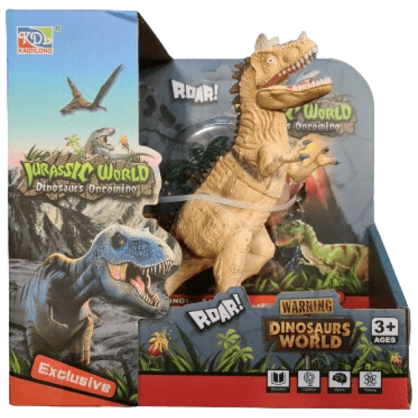 Dinosaur with eggs 15cm