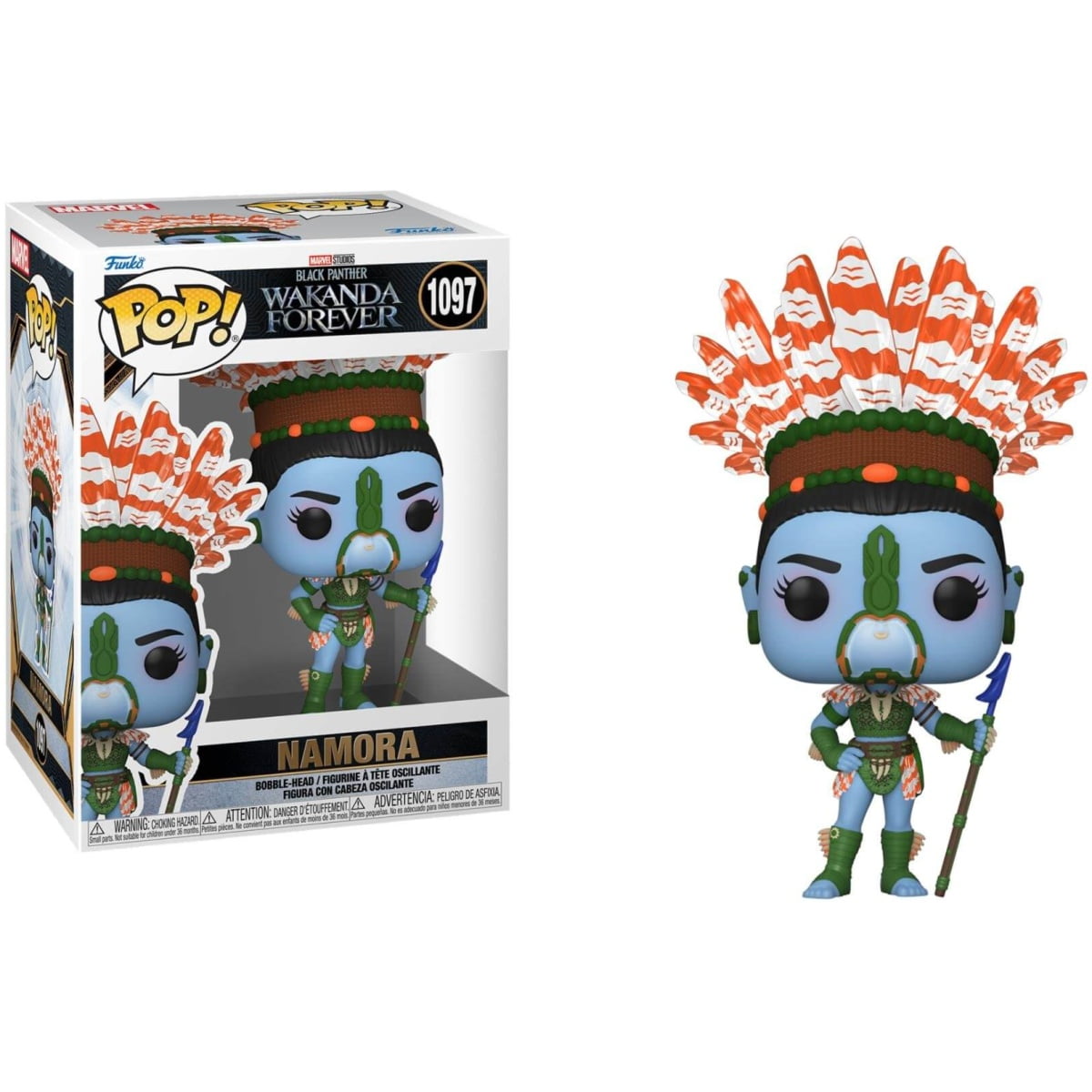 Funko POP Marvel Black Panther Wakanda Forever - Namora #1097 - Image 1