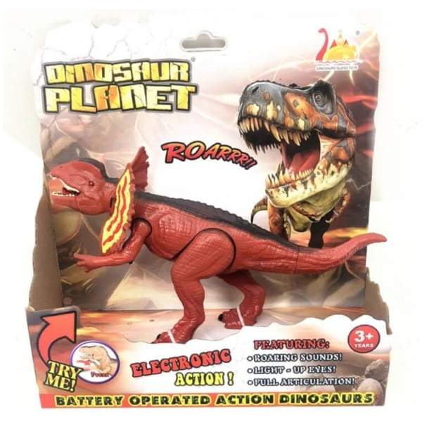 dinosaur Dilophosaurus light & sound 15cm