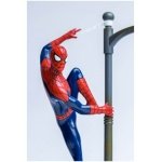 marvel comics spider man on lamp light  x