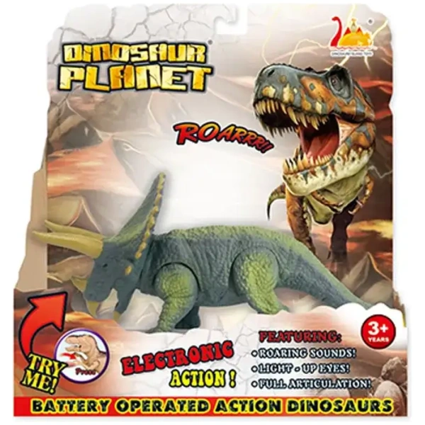 dinosaur triceraptor light & sound 10cm