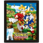 Sonic The Hedgehog 3D Lenticular Poster Catching Rings 26x20cm