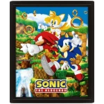 Sonic The Hedgehog 3D Lenticular Poster Catching Rings 26x20cm