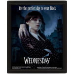 Wednesday 3D Lenticular Framed Poster Perfect Day 26x20cm