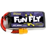 Tattu Funfly Series 1300mAh 11.1V 100C 3S1P Lipo Battery Pack with XT60 Plug