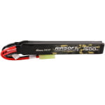 Gens ace 25C 1500mAh 2S1P 7.4V Nunchuck 2X Airsoft Gun Lipo Battery with mini Tamiya Plug