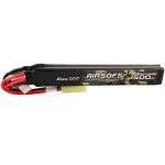 Gens ace 25C 1500mAh 2S1P 7.4V Nunchuck 2X Airsoft Gun Lipo Battery with mini Tamiya Plug
