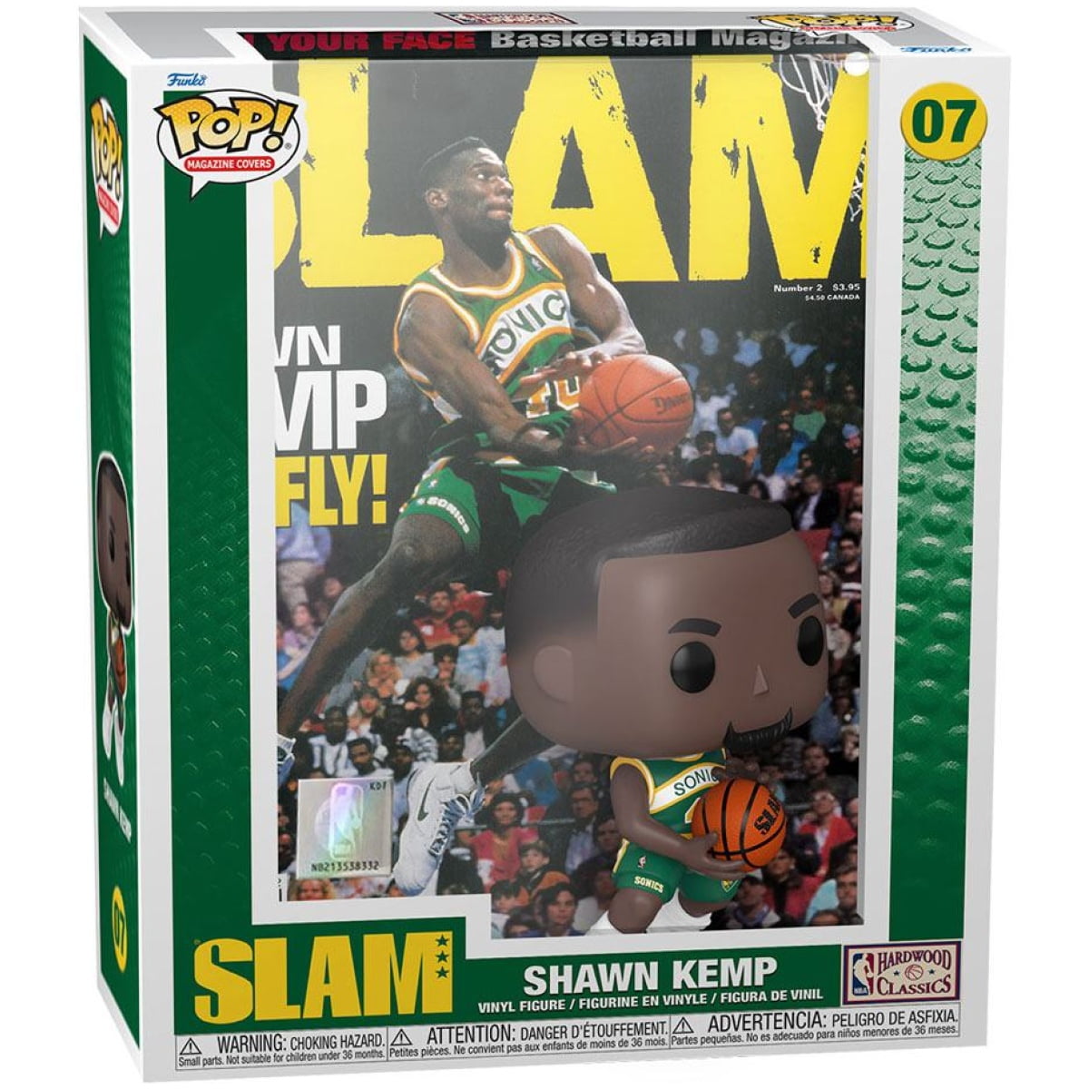 funko POP nba Basketball covers - Shawn Kemp SLAM Magazin #07 - Image 1