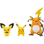 Pokemon Select Action Figures 3-Pack Evolution Pichu, Pikachu, Raichu - Image 2