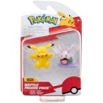 Pokemon Battle Figure Pack Mini Figure 2-Pack Pikachu & Goomy 5cm
