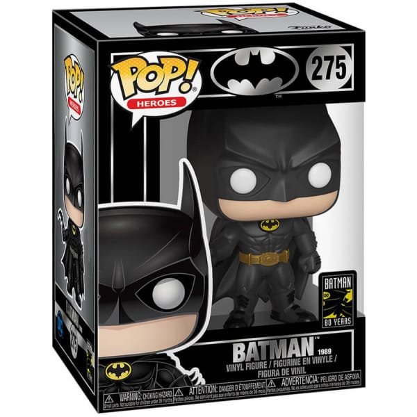 Funko POP DC Heroes Batman 80th Anniversary - Batman (1989) #275