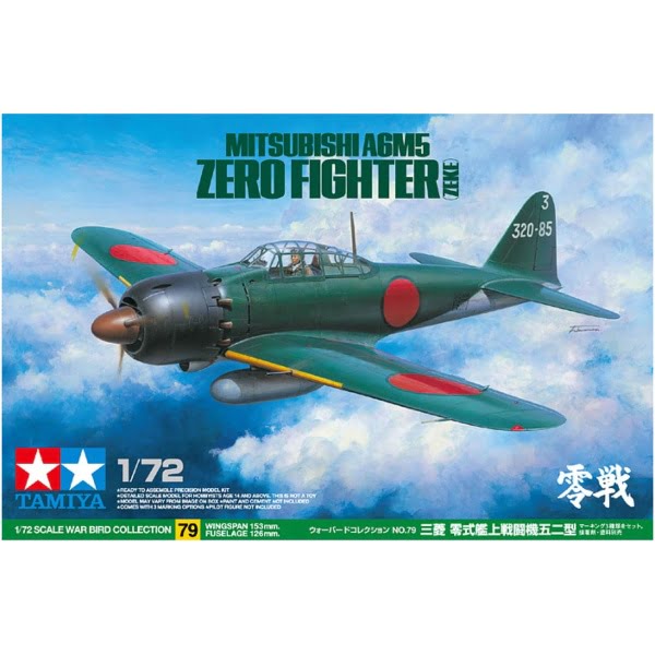 Mitsubishi A6M5 Zero Fighter (Zeke) 1:72