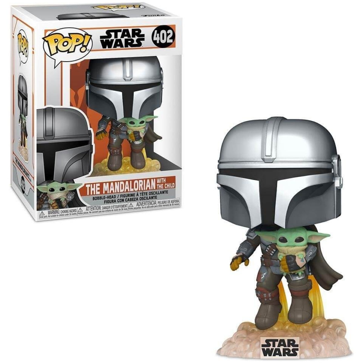 Funko POP Star Wars The Mandalorian with the child #402 - Image 1