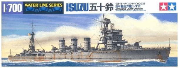 31323 tamiya box-600x315 Japanese Light Cruiser Isuzu - Waterline Series 1:700 - Image 1