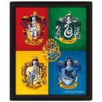 Harry Potter 3d  poster House Crests